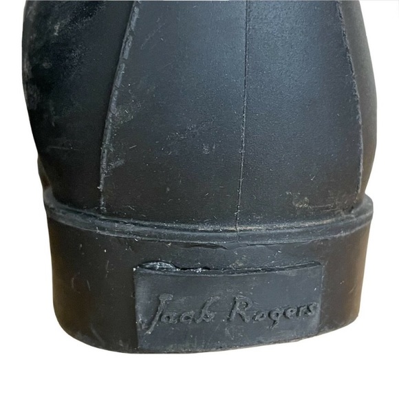 Jack Rogers Sallie Chelsea Rain Boot Black
Rubber Ankle Bootie Women's Size 10 - Picture 3 of 5